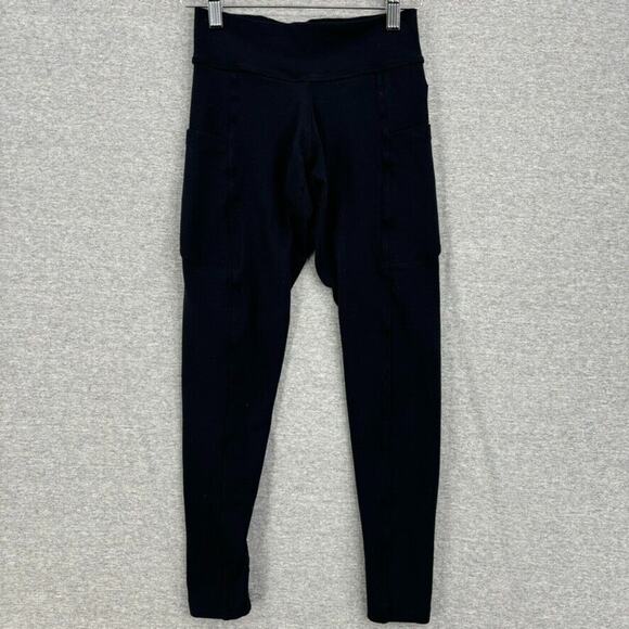 Booty Queen Leggings Womens Extra Small Black Athletic Gym Workout Pants Running - Picture 1 of 14